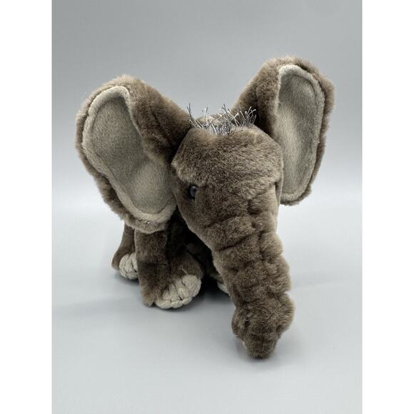 Wild Republic Elephant Plush Realistic Stuffed Animal Wildlife Small 7” - Picture 1 of 11
